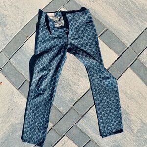 Gucci GG Jacquard Denim with Leather-Trimmed Back Pockets – Men’s size 28